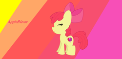 Size: 1024x496 | Tagged: safe, artist:pikachu127519, apple bloom, g4, cutie mark, female, solo, the cmc's cutie marks