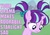 Size: 850x600 | Tagged: safe, edit, edited screencap, screencap, starlight glimmer, the crystalling, alternate hairstyle, caption, cute, drama, female, filly, filly starlight glimmer, image macro, meme, pigtails, reaction image, ribbon, sad, solo, younger