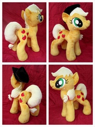 Size: 1024x1365 | Tagged: safe, artist:equinepalette, applejack, g4, irl, photo, plushie, solo