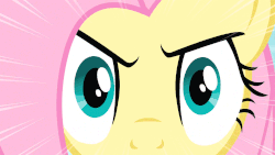 Size: 1920x1080 | Tagged: safe, screencap, fluttershy, bats!, g4, season 4, animated, eye, eyes, female, solo, stare, the stare