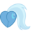 Size: 900x900 | Tagged: safe, artist:rayodragon, trixie, pony, unicorn, g4, butt, butt only, female, heart, heart butt, mare, plot, simple background, solo, tail, tail aside, the great and powerful ass, transparent background