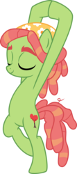 Size: 2592x5841 | Tagged: safe, artist:osipush, tree hugger, g4, on your marks, bandana, eyes closed, female, high res, modeling, pose, simple background, solo, transparent background, tree pose, vector