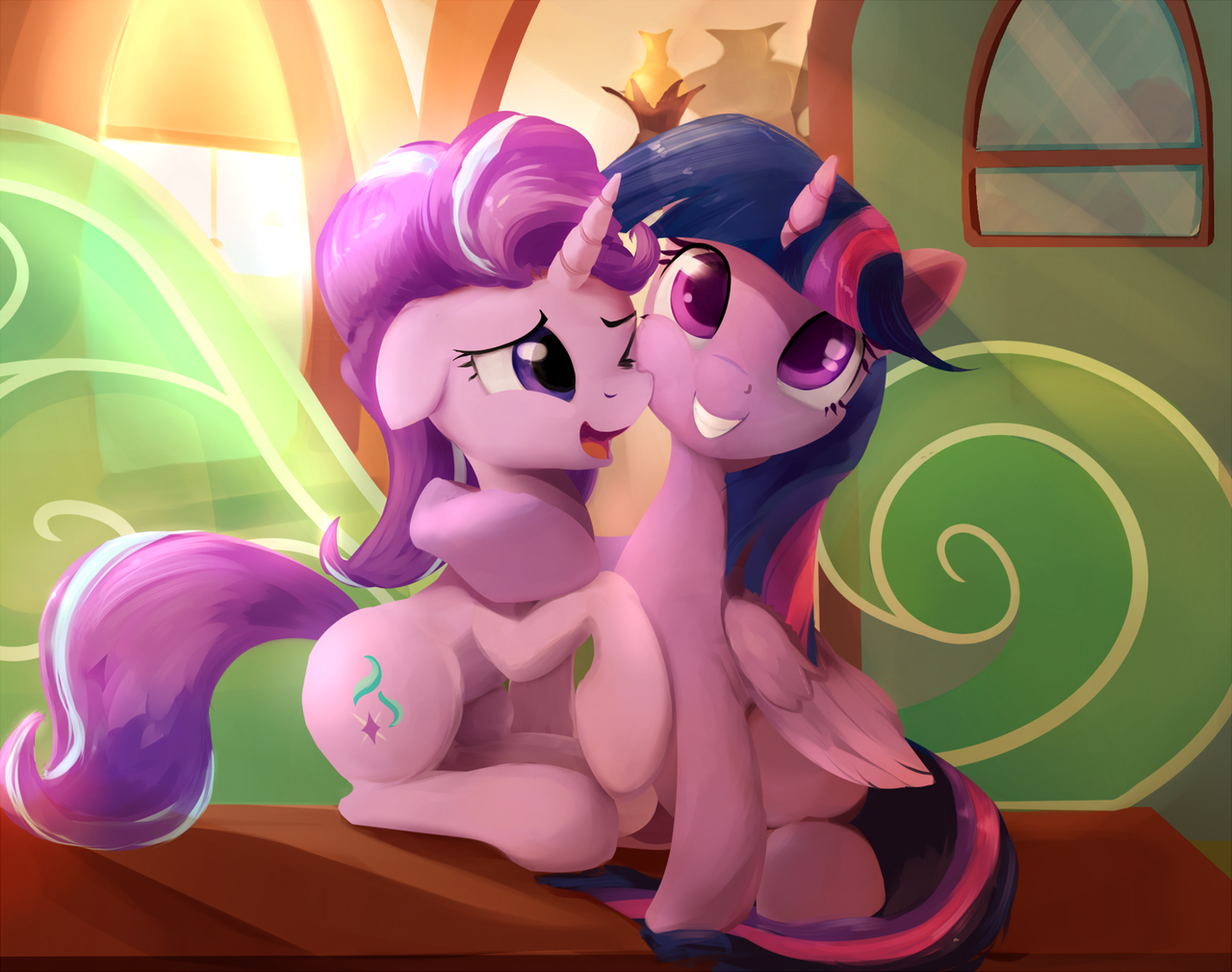 Starlight glimmer x twilight sparkle threesome