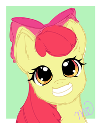 Size: 1024x1260 | Tagged: safe, artist:miiitsu, apple bloom, earth pony, pony, g4, female, filly, foal, sketch, solo