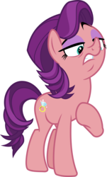 Size: 4745x7834 | Tagged: safe, artist:cheezedoodle96, artist:luckreza8, edit, vector edit, spoiled rich, earth pony, pony, crusaders of the lost mark, g4, .svg available, absurd resolution, female, hoof on chest, inkscape, mare, raised eyebrow, raised hoof, simple background, solo, svg, transparent background, vector