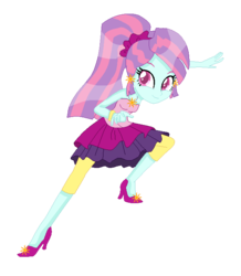 Size: 604x694 | Tagged: safe, artist:elita-loonka, sunny flare, equestria girls, g4, my little pony equestria girls: friendship games, my little pony equestria girls: rainbow rocks, alternate universe, female, solo