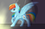 Size: 3000x2000 | Tagged: safe, artist:ognevitsa, rainbow dash, g4, female, high res, solo