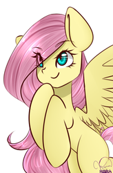 Size: 460x703 | Tagged: safe, artist:gelay-gulay, fluttershy, g4, female, flying, missing cutie mark, simple background, smiling, solo, spread wings, white background