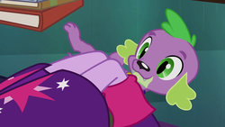 Size: 1280x720 | Tagged: safe, screencap, spike, twilight sparkle, dog, equestria girls, g4, out of context, spike the dog