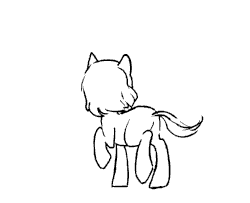 Size: 773x629 | Tagged: safe, artist:glacierclear, oc, oc only, oc:wallflower, earth pony, pony, :>, animated, behaving like a dog, cute, eyes closed, female, frame by frame, hnnng, looking at you, mare, monochrome, ocbetes, prancing, prone, simple background, sitting, smiling, solo, white background
