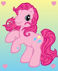 Size: 1531x1883 | Tagged: safe, pinkie pie, earth pony, pony, g3, g4, female, g4 to g3, generation leap, mare, solo