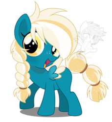 Size: 3073x3361 | Tagged: safe, artist:wicklesmack, oc, oc only, pegasus, pony, chibi, high res, solo