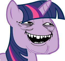 Size: 595x565 | Tagged: safe, edit, twilight sparkle, g4, 1000 hours in ms paint, ambiguous gender, creepy, meme, pekaface, reaction image, solo, tornis