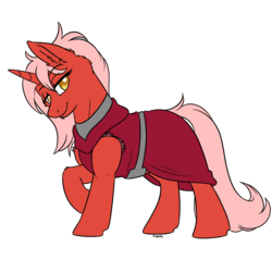 Size: 2400x2400 | Tagged: safe, artist:floots, oc, oc only, oc:sweet heart, pony, unicorn, fallout equestria, buff, female, high res, mare, muscles, scribe, scribe robe, steel ranger