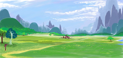 Size: 1000x477 | Tagged: safe, artist:extract-of, legends of equestria, canterlot, concept art, scenery, town