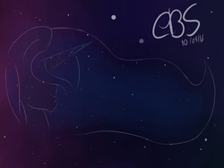 Size: 4000x3000 | Tagged: safe, artist:cherryberryshine, princess luna, g4, constellation, night