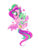 Size: 1200x1579 | Tagged: safe, artist:ipun, oc, oc only, oc:gadget, oc:precious metal, pegasus, pony, heart eyes, pet, pet oc, simple background, transparent background, wingding eyes