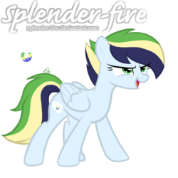 Size: 894x894 | Tagged: safe, oc, oc only, oc:flying colour, offspring, parent:rainbow dash, parent:soarin', parents:soarindash, solo