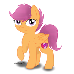 Size: 1280x1280 | Tagged: safe, artist:sugarwings-art, scootaloo, g4, cutie mark, female, simple background, solo, the cmc's cutie marks, white background