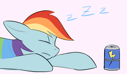 Size: 900x528 | Tagged: safe, artist:kuri_art, rainbow dash, g4, eyes closed, female, solo