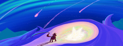 Size: 1024x382 | Tagged: safe, artist:extract-of, pony, unicorn, legends of equestria, concept art, scenery, tundra