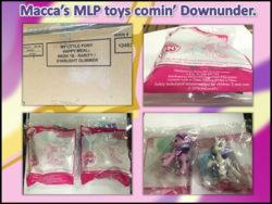 Size: 958x720 | Tagged: safe, rarity, starlight glimmer, g4, australia, female, happy meal, irl, mcdonald's happy meal toys, photo, toy