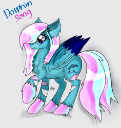 Size: 1470x1555 | Tagged: safe, artist:mycatbitsy, oc, oc only, oc:dolphin song, solo