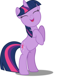 Size: 3693x5000 | Tagged: safe, artist:dashiesparkle, artist:hawk9mm, twilight sparkle, pony, unicorn, g4, season 2, sweet and elite, .svg available, absurd resolution, cute, eyes closed, female, mare, open mouth, ponyscape, rearing, simple background, solo, transparent background, twiabetes, unicorn twilight, vector