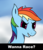 Size: 749x862 | Tagged: artist needed, safe, rainbow dash, g4, cloud, female, looking at you, solo