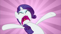Size: 1920x1080 | Tagged: safe, screencap, rarity, g4, the gift of the maud pie, angry, faic, female, open mouth, rage, rage face, solo, speed lines