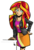 Size: 475x700 | Tagged: safe, artist:theartrix, sunset shimmer, equestria girls, g4, female, solo