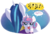 Size: 453x312 | Tagged: safe, artist:amy mebberson, princess flurry heart, shining armor, g4, my little pony: good night baby flurry heart, burp, cute, faic, father and daughter, flurrybetes, music notes, onomatopoeia, raspberry, raspberry noise, tongue out