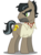 Size: 3733x5000 | Tagged: safe, artist:dashiesparkle edit, artist:lahirien, edit, vector edit, doctor caballeron, earth pony, pony, daring don't, g4, my little pony: friendship is magic, .svg available, absurd resolution, clothes, five o'clock shadow, full body, male, ponyscape, simple background, solo, stallion, transparent background, vector