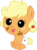 Size: 1868x2500 | Tagged: safe, artist:bluetech, applejack, earth pony, pony, apple family reunion, g4, .svg available, baby, baby pony, babyjack, cute, diaper, female, filly, filly applejack, foal, inkscape, jackabetes, messy, simple background, sitting, solo, transparent background, vector, weapons-grade cute