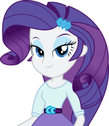 Size: 3995x4592 | Tagged: safe, artist:nero-narmeril, rarity, equestria girls, g4, absurd resolution, bedroom eyes, clothes, female, simple background, skirt, solo, transparent background, vector