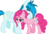 Size: 476x323 | Tagged: safe, artist:thunderpie, pinkie pie, thunderbass, g4, crying, hug, pinkiebass, sad, shipping