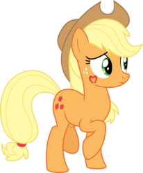 Size: 4941x6000 | Tagged: safe, artist:aethon056, applejack, earth pony, pony, g4, the mane attraction, .svg available, absurd resolution, female, freckles, hoofsies, mare, simple background, solo, transparent background, vector