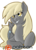 Size: 901x1251 | Tagged: safe, artist:crecious, derpy hooves, pegasus, pony, g4, female, mare, patreon, patreon logo, simple background, smiling, solo, transparent background