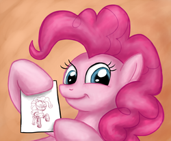 Size: 1206x1000 | Tagged: safe, artist:tunskaa, pinkie pie, earth pony, pony, g4, female, solo