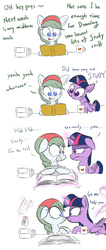 Size: 850x2000 | Tagged: safe, artist:vincentjiang0v0, twilight sparkle, oc, alicorn, pony, g4, comic, female, mare, paper, study, twilight sparkle (alicorn)