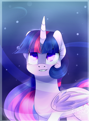 Size: 1364x1842 | Tagged: safe, artist:mp-printer, twilight sparkle, alicorn, pony, g4, female, grin, looking up, mare, solo, twilight sparkle (alicorn)