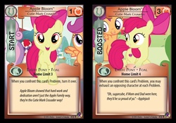 Size: 716x500 | Tagged: safe, enterplay, apple bloom, scootaloo, snips, sweetie belle, twist, g4, marks in time, my little pony collectible card game, ccg, cutie mark crusaders, merchandise