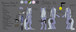 Size: 1280x538 | Tagged: safe, artist:miracandraw, limestone pie, ask broken blinkie, g4, reference sheet