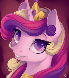 Size: 1280x1434 | Tagged: safe, artist:evehly, princess cadance, pony, g4, beautiful, cutedance, female, looking at you, mare, smiling, solo