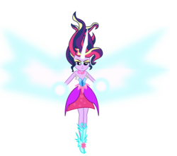 Size: 15029x13267 | Tagged: safe, artist:evil-sparkle, twilight sparkle, equestria girls, g4, my little pony equestria girls: friendship games, absurd file size, absurd resolution, alternate universe, artificial wings, augmented, bare shoulders, clothes, daydream-ified, dress, female, levitation, magic, magic wings, simple background, sleeveless, solo, strapless, transparent background, twilight sparkle (alicorn), vector, wings