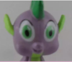 Size: 689x596 | Tagged: safe, spike, g4, close-up, creepy, horrifying, kill me, staring into your soul, toy, wat