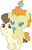 Size: 732x1128 | Tagged: safe, artist:red4567, pound cake, pumpkin cake, pony, g4, baby, baby pony, brother and sister, cake twins, cute, pacifier, ponies riding ponies, poundabetes, pumpkin cake riding pound cake, pumpkinbetes, riding, siblings, weapons-grade cute