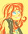 Size: 500x600 | Tagged: safe, artist:puffpink, sunset shimmer, equestria girls, g4, beautiful, cute, female, shimmerbetes, simple background, smiling, solo, when she smiles