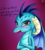 Size: 1800x2000 | Tagged: safe, artist:novaspark, princess ember, dragon, g4, gauntlet of fire, my little pony: friendship is magic, blushing, dialogue, female, looking at you, open mouth, solo, tsundember, tsundere