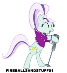 Size: 1216x1320 | Tagged: safe, artist:fireballsandstuff01, coloratura, g4, countess coloratura, eyes closed, female, microphone, solo